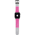 Pink and Grey Stripes Apple Watch Band 42-44mm