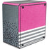 Pink and Grey Stripes Cooler Master MasterBox Q300L Mini Tower Skin