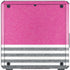 Pink and Grey Stripes Cooler Master MasterBox Q300L Mini Tower Skin