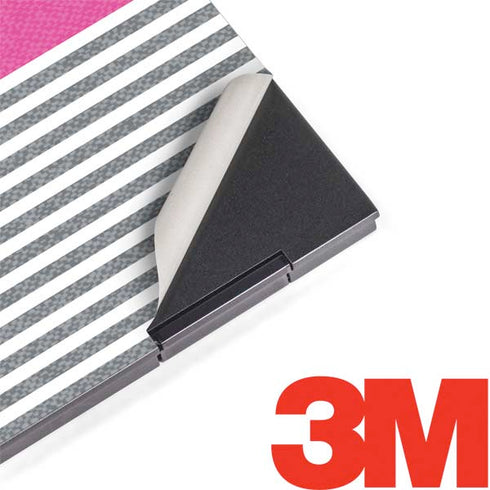 Pink and Grey Stripes HP Envy Skin