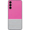 Pink and Grey Stripes Galaxy A14 5G Skin