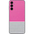 Pink and Grey Stripes Galaxy A14 5G Skin