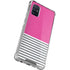 Pink and Grey Stripes Galaxy A51 5G Clear Case