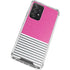Pink and Grey Stripes Galaxy A52 5G Clear Case