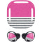 Pink and Grey Stripes Galaxy Buds Pro Skin