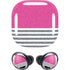 Pink and Grey Stripes Galaxy Buds Pro Skin
