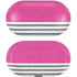Pink and Grey Stripes Galaxy Buds Skin