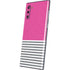 Pink and Grey Stripes Galaxy Note 10 Skin