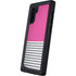 Pink and Grey Stripes Galaxy Note 10 Waterproof Case
