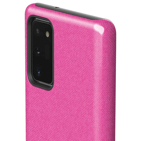 Pink and Grey Stripes Galaxy Note20 5G Pro Case