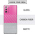 Pink and Grey Stripes Galaxy Note20 5G Skin
