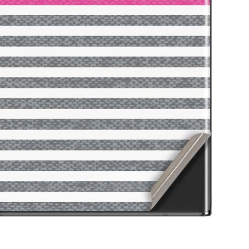 Pink and Grey Stripes Galaxy Note20 Ultra 5G Skin