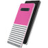 Pink and Grey Stripes Galaxy S10 Plus Skin