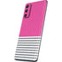 Pink and Grey Stripes Galaxy S20 Fan Edition Skin