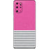 Pink and Grey Stripes Galaxy S20 Plus Skin