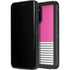 Pink and Grey Stripes Galaxy S20 Plus Waterproof Case