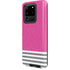 Pink and Grey Stripes Galaxy S20 Ultra 5G Pro Case