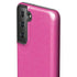 Pink and Grey Stripes Galaxy S21 FE Pro Case