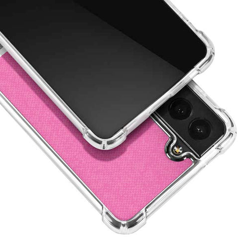 Pink and Grey Stripes Galaxy S21 Plus 5G Clear Case