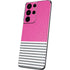 Pink and Grey Stripes Galaxy S21 Ultra 5G Skin