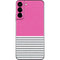 Pink and Grey Stripes Galaxy S22 Plus Skin