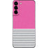 Pink and Grey Stripes Galaxy S22 Plus Skin