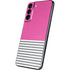 Pink and Grey Stripes Galaxy S22 Plus Skin