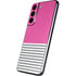 Pink and Grey Stripes Galaxy S22 Skin