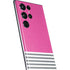 Pink and Grey Stripes Galaxy S22 Ultra Skin