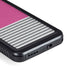 Pink and Grey Stripes Galaxy S23 Plus Waterproof Case