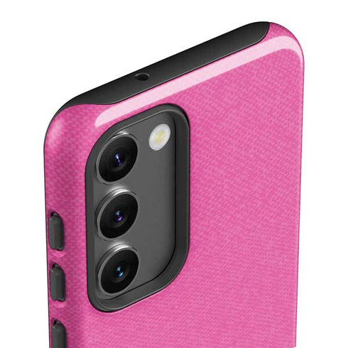 Pink and Grey Stripes Galaxy S23 Pro Case