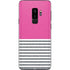 Pink and Grey Stripes Galaxy S9 Plus Skin