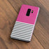 Pink and Grey Stripes Galaxy S9 Plus Skin