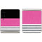 Pink and Grey Stripes Galaxy Z Flip3 5G Skin