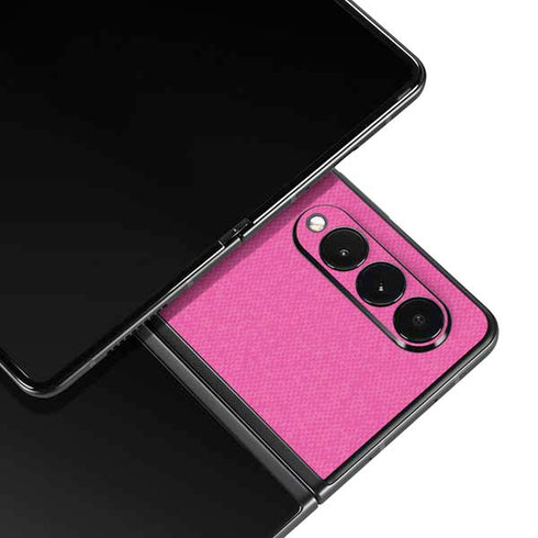 Pink and Grey Stripes Galaxy Z Fold3 5G Skin