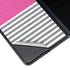 Pink and Grey Stripes Galaxy Z Fold4 5G Skin