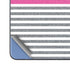 Pink and Grey Stripes Galaxy Z Fold5 5G Skin