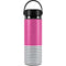 Pink and Grey Stripes Hydro Flask 20oz Wide Mouth Skin