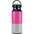 Pink and Grey Stripes Hydro Flask 32oz Wide Mouth Skin