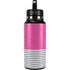 Pink and Grey Stripes Hydro Flask 32oz Wide Mouth Skin