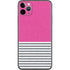 Pink and Grey Stripes iPhone 11 Pro Max Skin