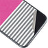 Pink and Grey Stripes iPhone 11 Skin