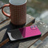 Pink and Grey Stripes iPhone 11 Skin