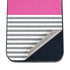 Pink and Grey Stripes iPhone 12 Mini Skin