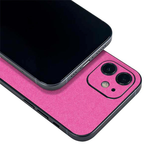 Pink and Grey Stripes iPhone 12 Mini Skin