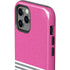 Pink and Grey Stripes iPhone 12 Pro Impact Case