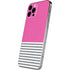 Pink and Grey Stripes iPhone 12 Pro Max Skin