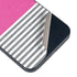 Pink and Grey Stripes iPhone 13 Mini Skin