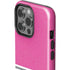 Pink and Grey Stripes iPhone 13 Pro Impact Case