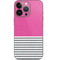 Pink and Grey Stripes iPhone 13 Pro Skin